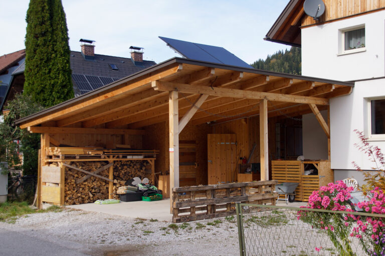 Foto eines Carports.